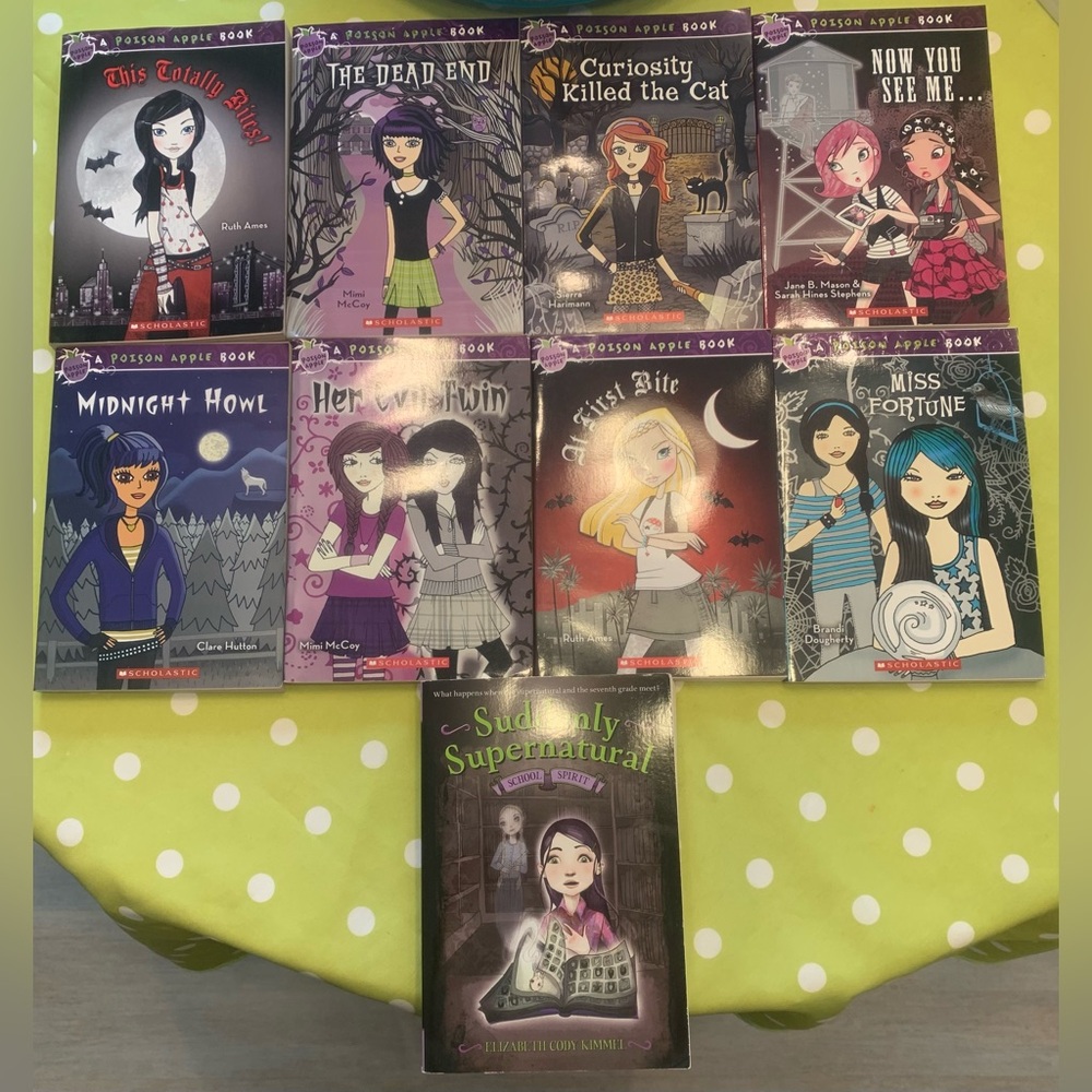 Poison Apple Book Collection + Suddenly Supernatural - Beginner spooky stories